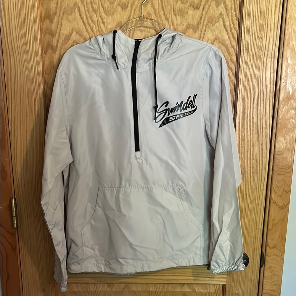 Swindell Speed Gray Windbreaker Jacket